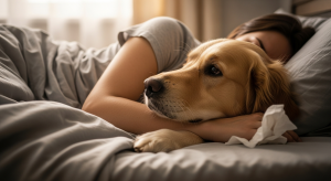 Je suis malade mon chien me colle : Guide complet