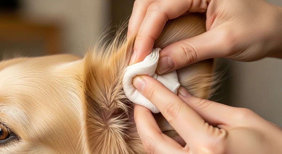 Application compresse camomille oreille chien démangeaison