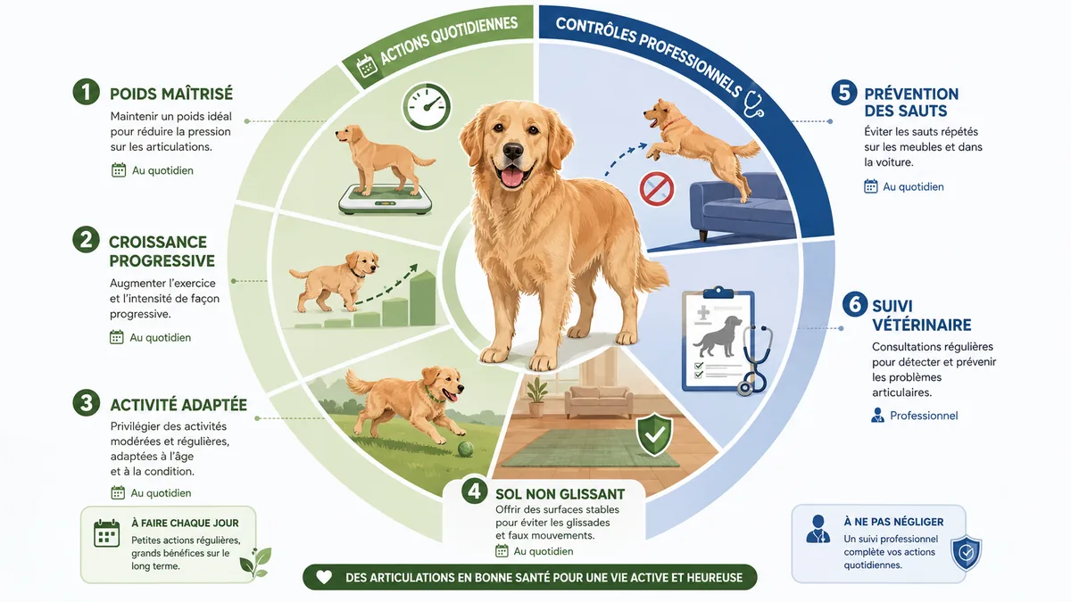 Conseils de prévention pour la hanche du chien