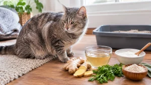 Diarrhée chat traitement naturel : que faire à la maison