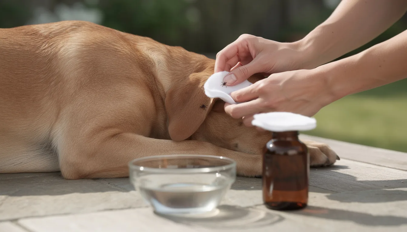 Enlever tique chien vinaigre : quelle méthode sûre ?